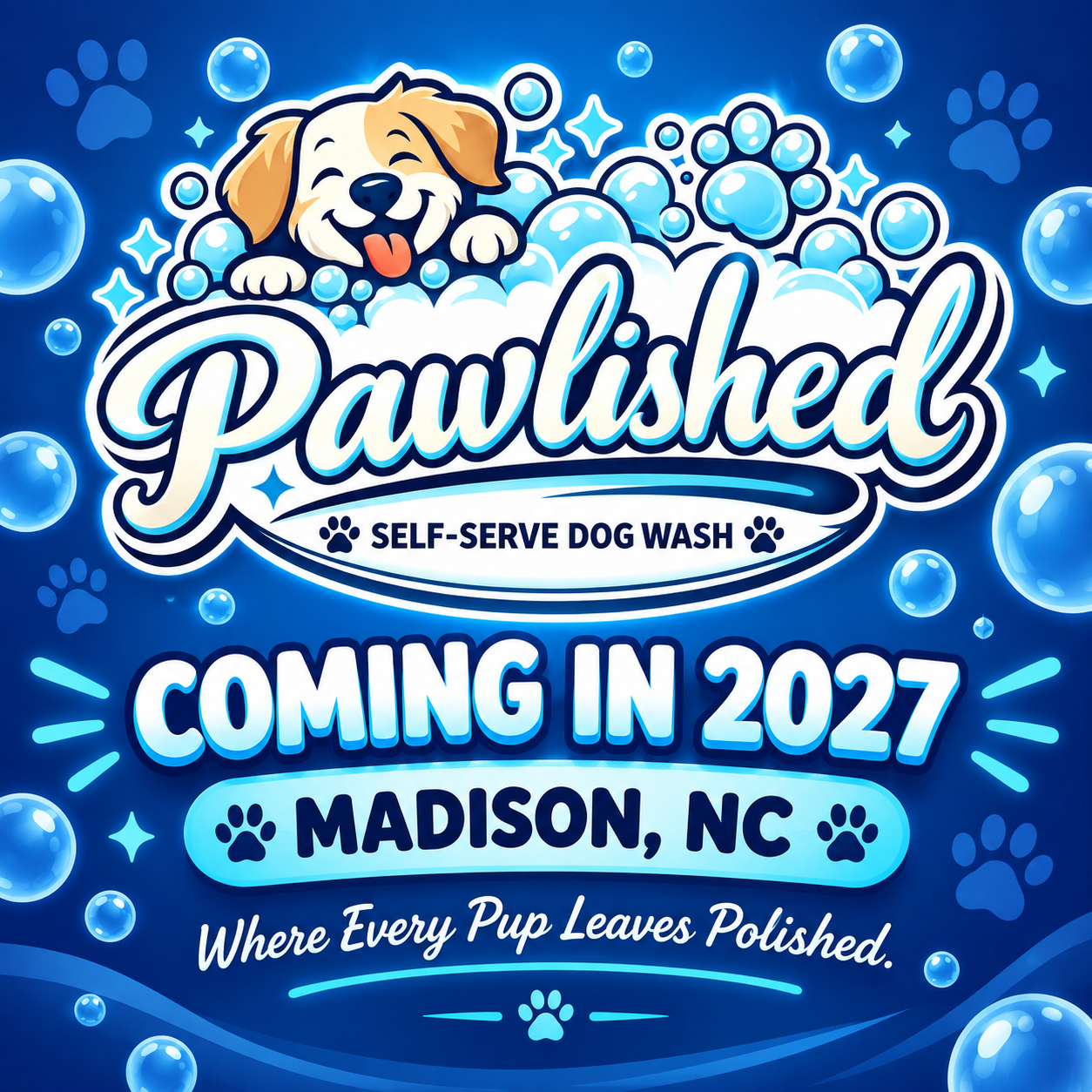 Pawlished Self-Serve Dog Wash coming in 2027 to Madison, NC